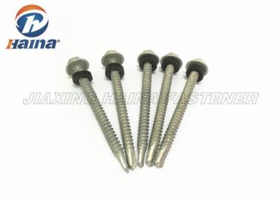 China Free Samples Alloy Steel Hot Dip Galvanized Self Drilling Screws and EPDM Washer for sale