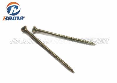 China Yellow galvanized Flat Head  Self Tapping Metal Screws for sale