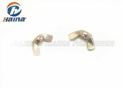 China Nueces estrictas de acero inoxidables del M3 del tránsito del carril con el cuadrado Wing Head en venta