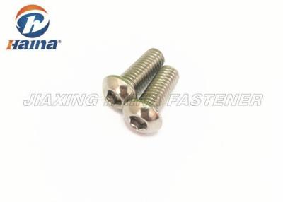 China Customized Stainless Steel Button Head Screws , Metric Machine Screws For Buildings for sale