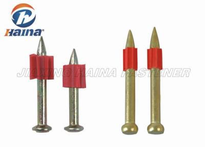China Rubber Washer Steel Concrete Nails HDD Drive Pin Shooting Nails For Gun for sale