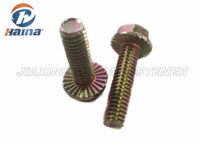 China 5/16”-18 X 1” Car Accessories Color Zinc Plated Hex Head Flange Bolt With Nut for sale