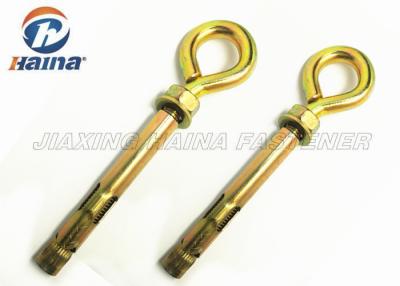 China Metric Thread Concrete Fixing Zinc Plated Eye Bolt With Sleeve Anchor for sale