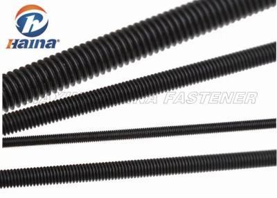 China Finished  carbon steel All Bar Grade 5 Grade 8 Fully Black Threaded Rod for sale