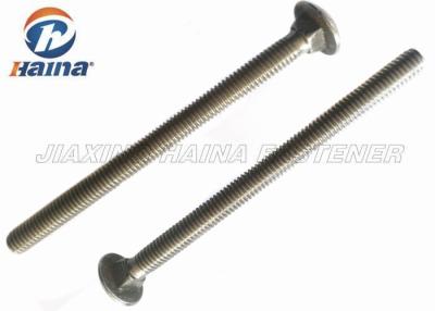 China Metric A2 A4 stainless steel 304 316 Full Thread Metric DIN603 Carriage Bolt for sale