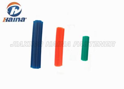 China Perno de ancla de nylon plástico concreto de los enchufes de la naranja/” de pared 5/16x1 azul/blanco en venta