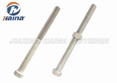 China pernos de acero inoxidables de la cabeza de hex. del tratamiento térmico DIN931 A4-70 de la solución en venta
