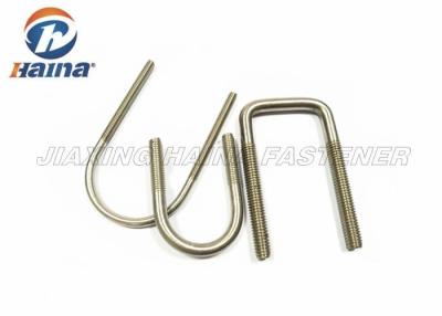 China Custom M6 - M16 304 316 Stainless Steel Square/round U Bolts for sale