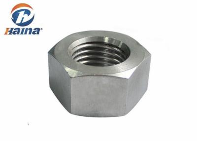China Carbon / Alloy Steel NutsGR 2H Heavy Zinc HDG Hex Nut DIN 934 A563 M10-M100 for sale