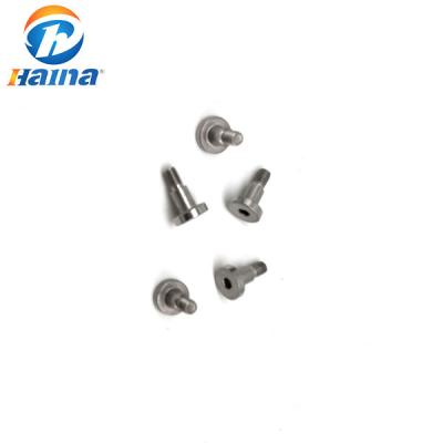 China 304 316 316L Stainless Steel Flat Head Hex Socket Shoulder Machine Screws for sale
