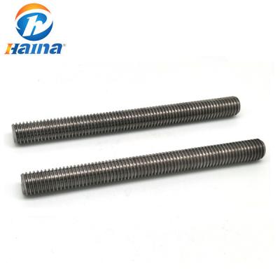 China Carbon Steel Gr10.9 B7 ASTM Plain Color Stud Bolts Fully Threaded Rod Bar for sale
