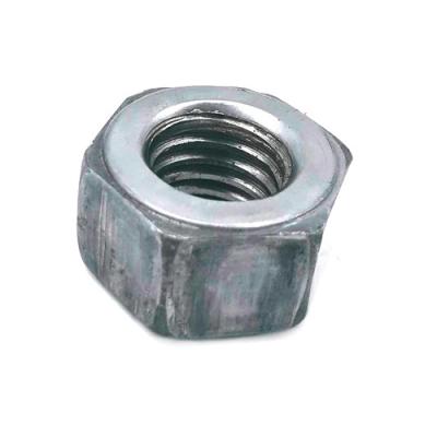 China OEM SS316 Hex Head Nuts , White Zinc Plated Iron Metric Nut Thickness Custom for sale