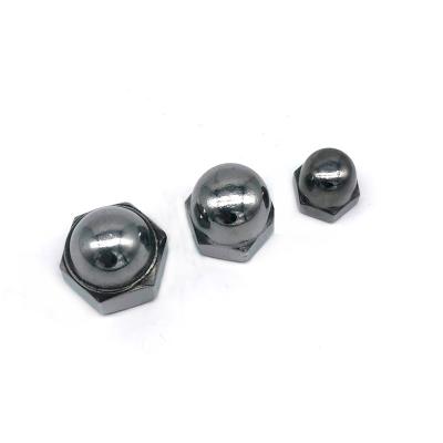 China High Tensile Decorative Hex Cap Nuts , Stainless Nuts Drawing Request Finish for sale