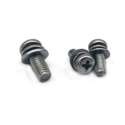 China Cold Forging Stainless Steel 304 / 306 Round Head Machine Screws for sale