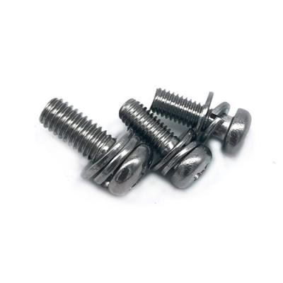 China 304 / 316 Stainless Steel Cross Round Head Machine Screws for sale