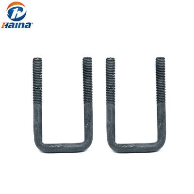 中国 DIN3570 8.8等級の熱いすくいは金属のU字型ボルトおよび六角形のナットに電流を通した 販売のため