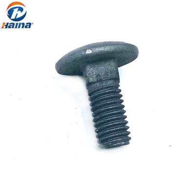 中国 メートル鋼鉄Din603溶融めっきの電流を通すきのこのヘッド ステップ ボルト 販売のため