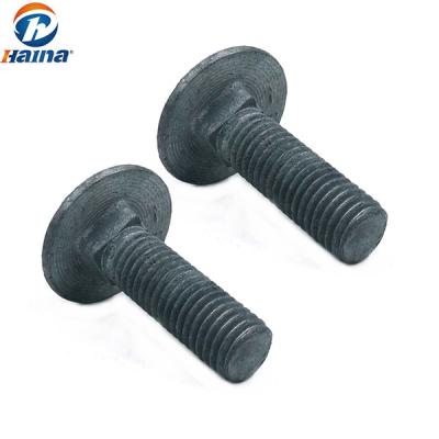 China DIN 603 / 608 carbon Steel Round Mushroom Head Metric Inch carriage bolts for sale