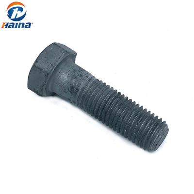 China 8.8/10.9 Grade Steel Hex Bolt For Foundation Construction , Galvanized Hex Bolts for sale
