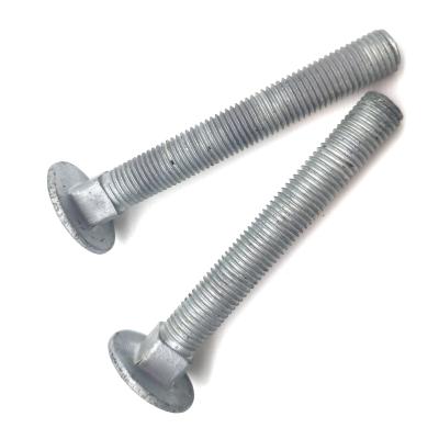 China Grade 6.8 M30 M20 HDG Carriage Bolt With Fine Pitch Thread To Electric Equipment for sale