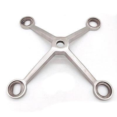 China Stainless Steel304 316 4 Arms Spider Fitting For Glass Curtain Wall System for sale