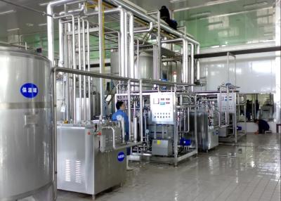 Κίνα Full Auto CIP που καθαρίζει τη γραμμή παραγωγής γάλακτος UHT 200 TPD προς πώληση