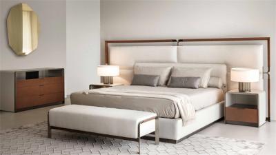 China Cama tapizada King Size suave moderna Juegos de muebles de dormitorio modernos Cama en venta