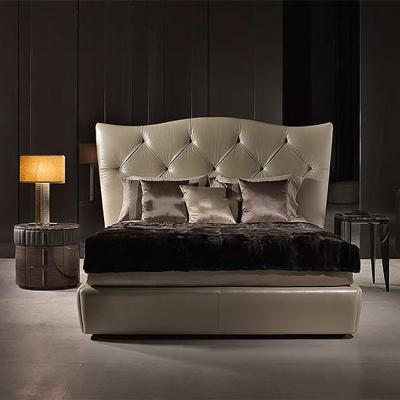Cina Insiemi moderni della mobilia della camera da letto del letto di dimensione di Divan Platform Full Upholstered King in vendita