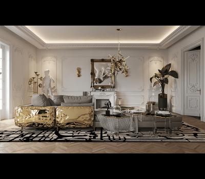 China Modern Black Cocktail Argos Furnitures Designer Marble Luxury Tea Table en venta