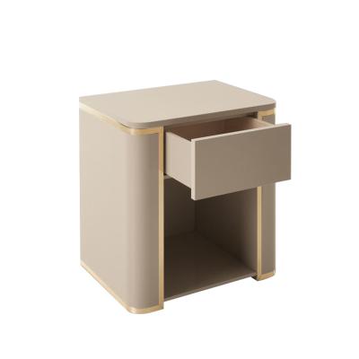 China Marble Modern Industrial Bedside Table for sale