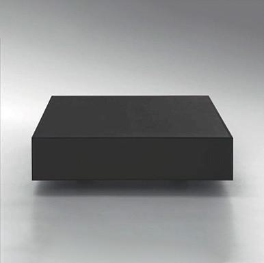Chine bas contreplaqué carré Ebony Stained de la table basse 0.7m de 30cm à vendre