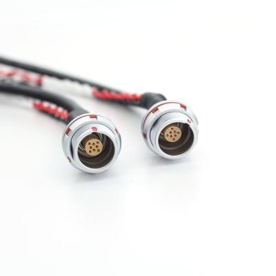 China Arnés de cable industrial SRD.ZEG.1K.008 8 Pin Outdoor Electric Connector ISO9001 en venta