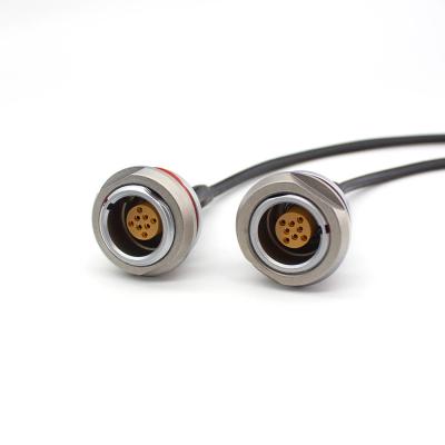 China rhos industriales del conector de cable de la red de Pin Rotating RJ45 del arnés de cable 2K 8 en venta