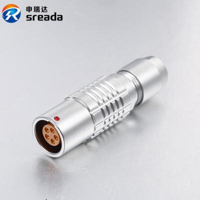 Chine Connecteur imperméable va-et-vient de serrure de poussée de DHG 0B 5 Pin Electrical Connector IP68 à vendre