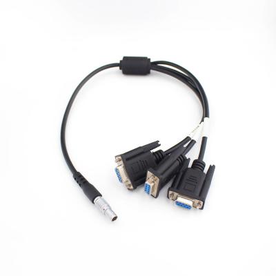 China Data Transmission Industrial Cable Harness TGA.0B.309 PPS Insulator for sale