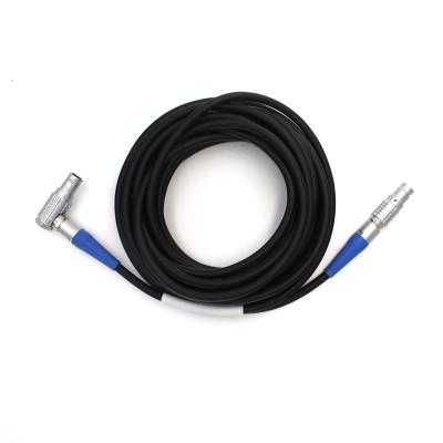 China 1B Digital Motor Cable 7 Pin Self Locking Push Pull Male Circular Connector IP50 for sale