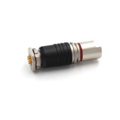 China IP68 Black Quick Lock Connector TL2Y 16 Cores Push Pull Plug And Socket for sale