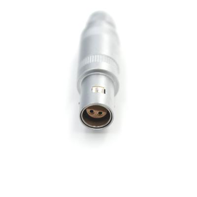 China TFA 0S 4 Pin Miniature Circular Connector Coaxial que cierra el conector de la media luna en venta