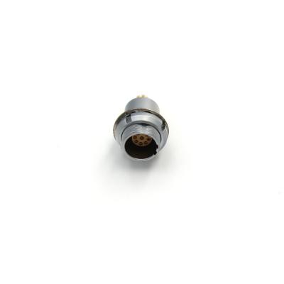 China Sealed Waterproof Solder Connectors B Series 9 Pin Panel Mount Receptacle for sale