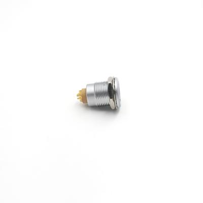 China 16 Pin Female Metal Circular Connector Receptacle ZGG 2B PCB Fixed Socket for sale