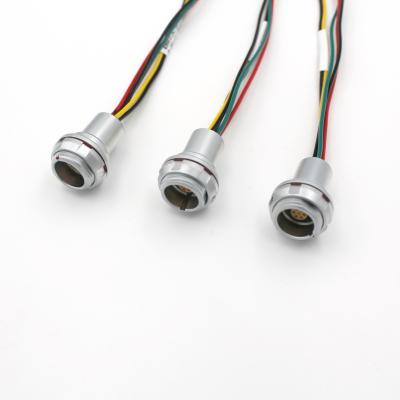 China Aviation Socket Push Pull Cable Connectors 0K Series Length 150mm à venda