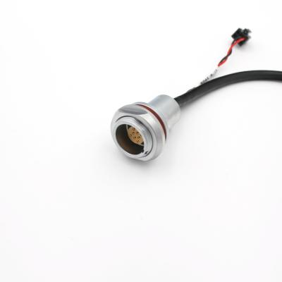 China Custom Industrial Cable Harness 2K Series 8 Pin IP68 Waterproof Socket for sale
