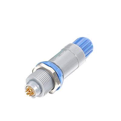 China 3 Pin 4 Pin Circular Plastic Connector Medical Plastic Plug Cable Connector PAG 1P for sale