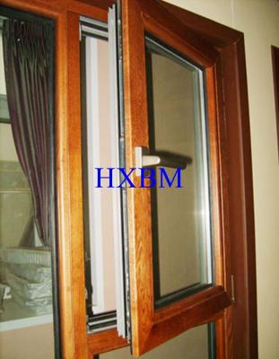 China Casement Wood Clad Replacement Windows With Interior Optional Insect Screen for sale