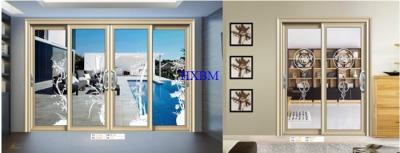 China Residential Series Solid Aluminum Sliding Doors With Smooth Push Feeling for sale