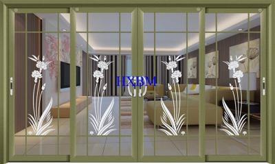 China Energy Saving Bifold Sliding Doors Double Glazed Wood Grain For Highrise Building for sale