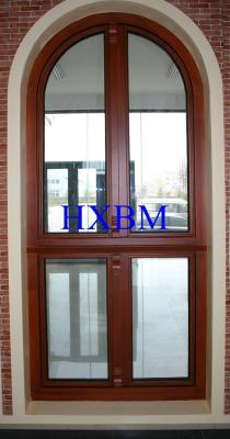 China Metal insonoro Windows de madera revestido, unidades esmaltadas doble interno de la ventana de la seguridad en venta