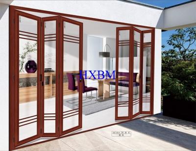 China Marco firme de las puertas de madera revestidas de aluminio alemanas del estilo con formas exquisitas en venta