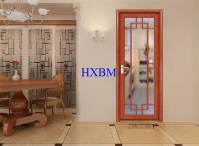 China Home Builders double glazed Aluminium Clad Wooden exterior Doors German hardware for sale