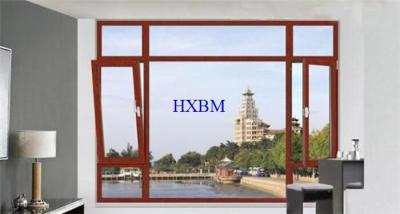 China Francês de madeira Windows do vidro temperado e resistência forte da temperatura das portas à venda